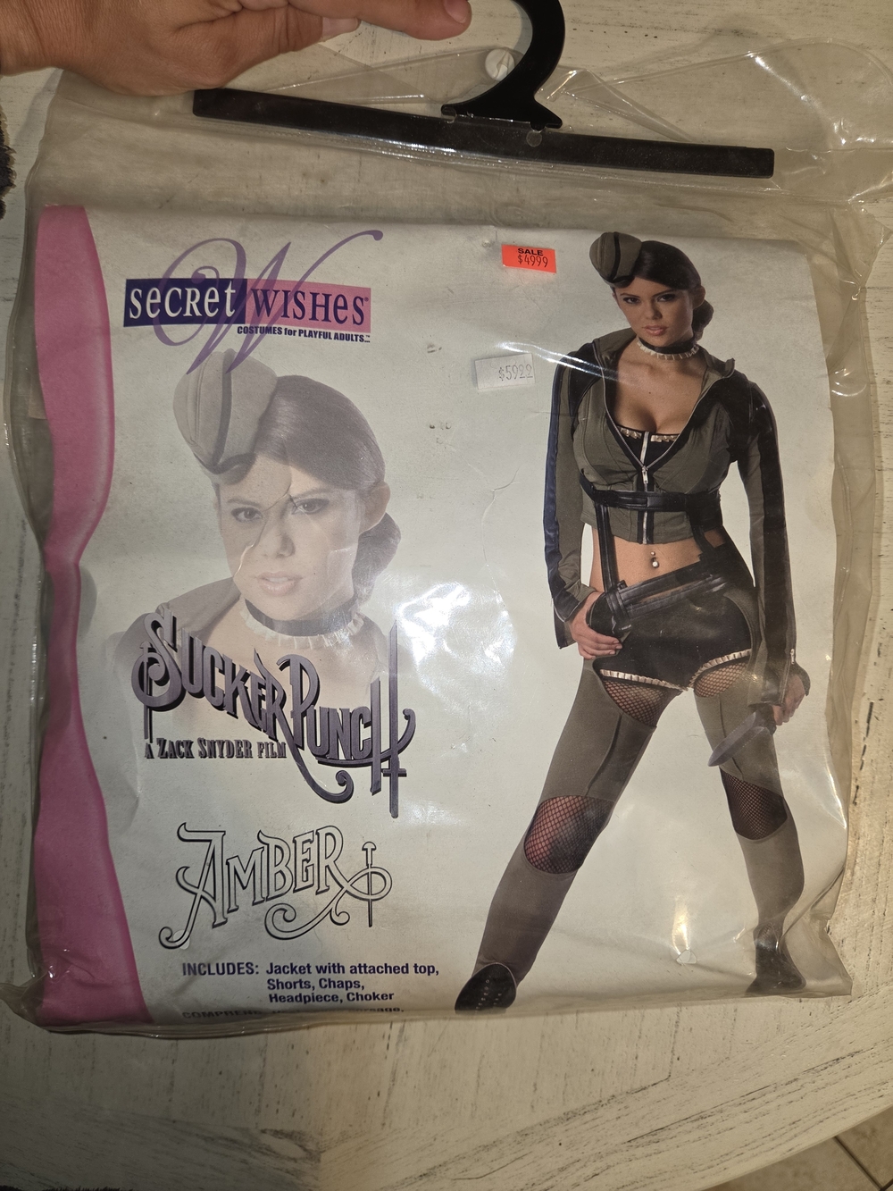 "Amber" Women's Sucker Punch Costume - Olive Green
